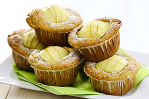 Receta de Muffins de Manzana